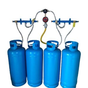 Kit complet cu 4 butelii 50 de litri pentru centrala termica cu inversor automat