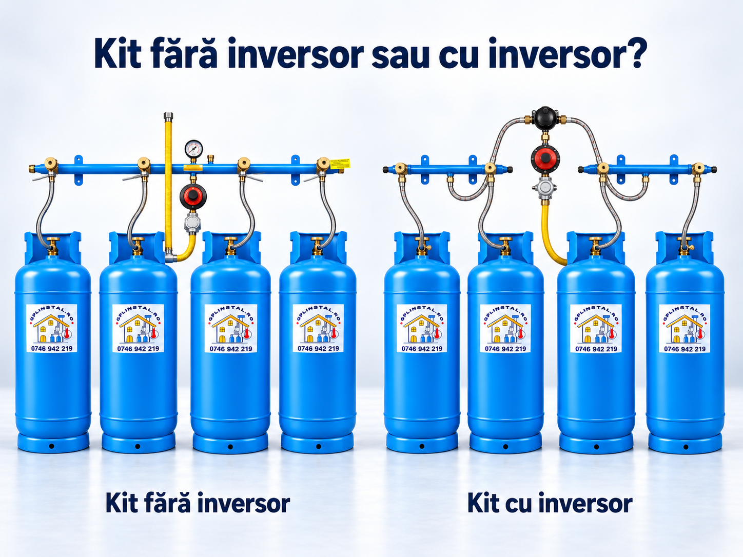 Comparație între kit GPL fără inversor și kit GPL cu inversor automat